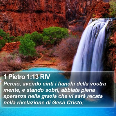 1 Pietro 1:13 RIV Bible Verse Image