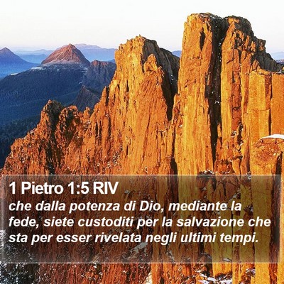 1 Pietro 1:5 RIV Bible Verse Image