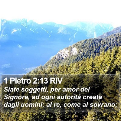 1 Pietro 2:13 RIV Bible Verse Image