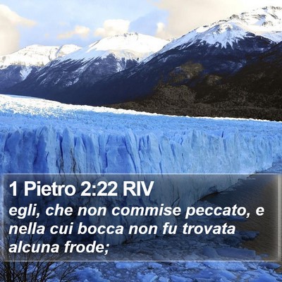 1 Pietro 2:22 RIV Bible Verse Image