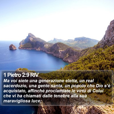 1 Pietro 2:9 RIV Bible Verse Image