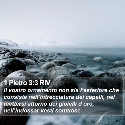 1 Pietro 3:3 RIV Bible Verse Image