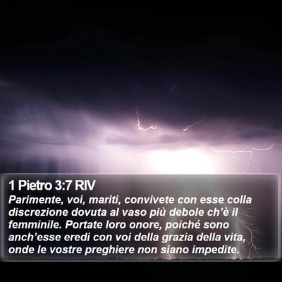 1 Pietro 3:7 RIV Bible Verse Image