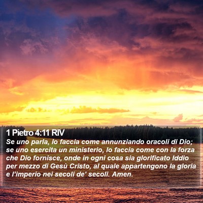 1 Pietro 4:11 RIV Bible Verse Image