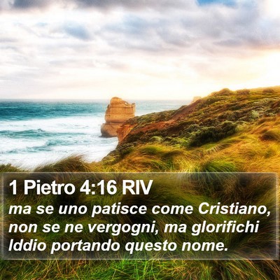 1 Pietro 4:16 RIV Bible Verse Image
