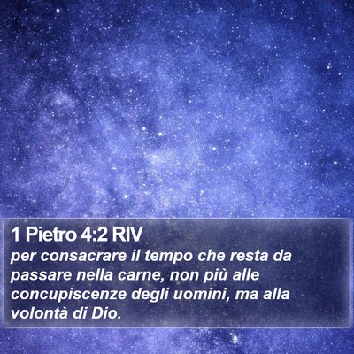 1 Pietro 4:2 RIV Bible Verse Image