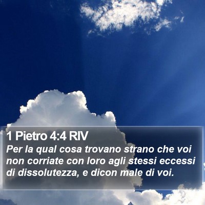 1 Pietro 4:4 RIV Bible Verse Image