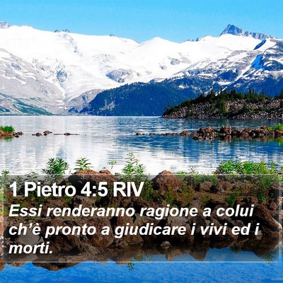 1 Pietro 4:5 RIV Bible Verse Image