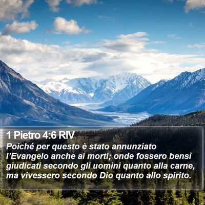 1 Pietro 4:6 RIV Bible Verse Image
