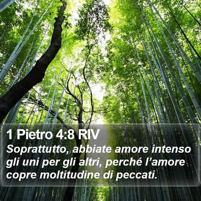 1 Pietro 4:8 RIV Bible Verse Image
