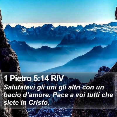 1 Pietro 5:14 RIV Bible Verse Image