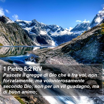 1 Pietro 5:2 RIV Bible Verse Image