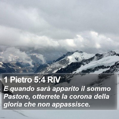 1 Pietro 5:4 RIV Bible Verse Image