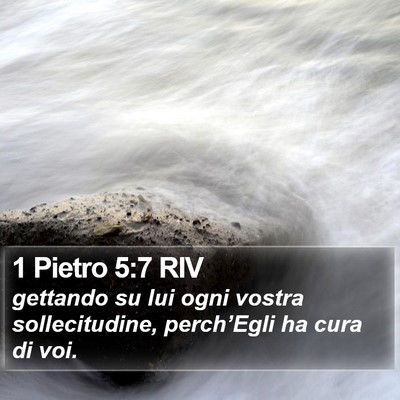 1 Pietro 5:7 RIV Bible Verse Image