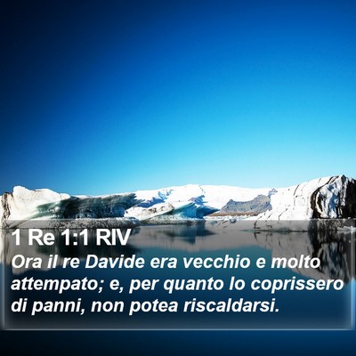 1 Re 1:1 RIV Bible Verse Image