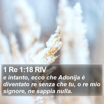 1 Re 1:18 RIV Bible Verse Image