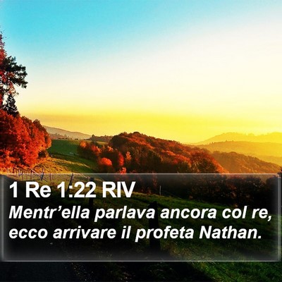 1 Re 1:22 RIV Bible Verse Image