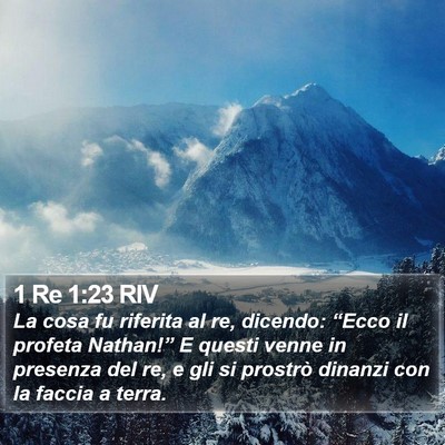 1 Re 1:23 RIV Bible Verse Image