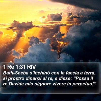 1 Re 1:31 RIV Bible Verse Image