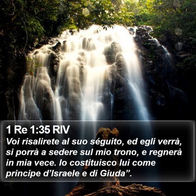 1 Re 1:35 RIV Bible Verse Image