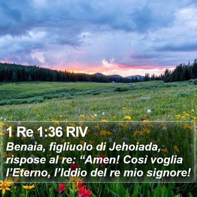 1 Re 1:36 RIV Bible Verse Image