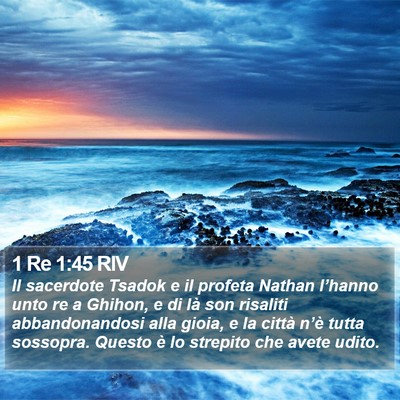 1 Re 1:45 RIV Bible Verse Image