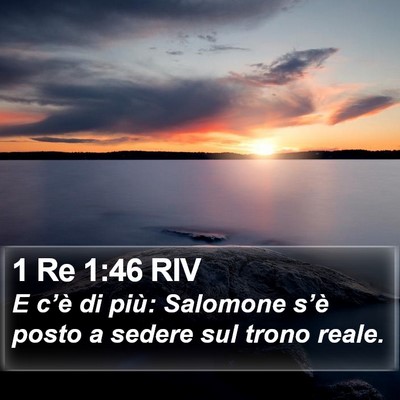 1 Re 1:46 RIV Bible Verse Image