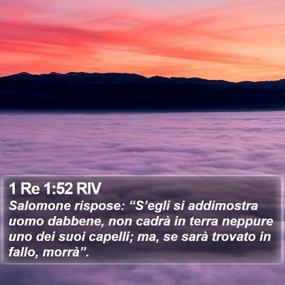 1 Re 1:52 RIV Bible Verse Image