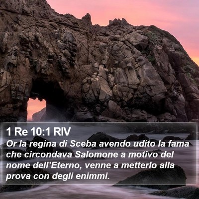 1 Re 10:1 RIV Bible Verse Image