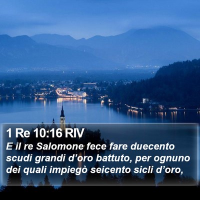 1 Re 10:16 RIV Bible Verse Image