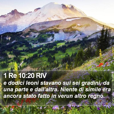 1 Re 10:20 RIV Bible Verse Image