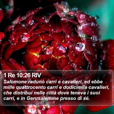 1 Re 10:26 RIV Bible Verse Image
