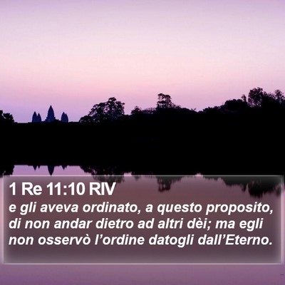 1 Re 11:10 RIV Bible Verse Image