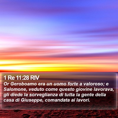 1 Re 11:28 RIV Bible Verse Image