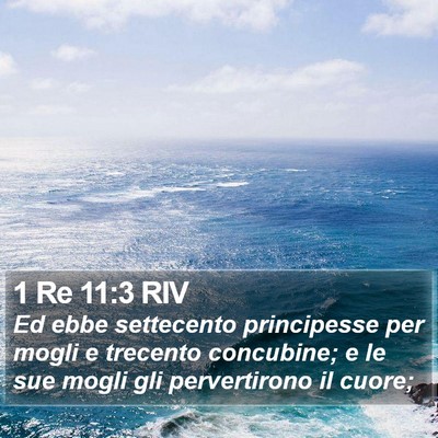 1 Re 11:3 RIV Bible Verse Image