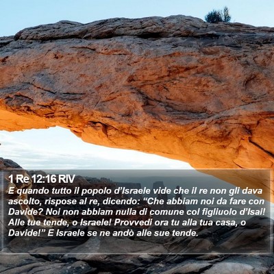 1 Re 12:16 RIV Bible Verse Image