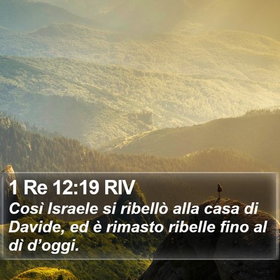 1 Re 12:19 RIV Bible Verse Image