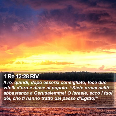 1 Re 12:28 RIV Bible Verse Image