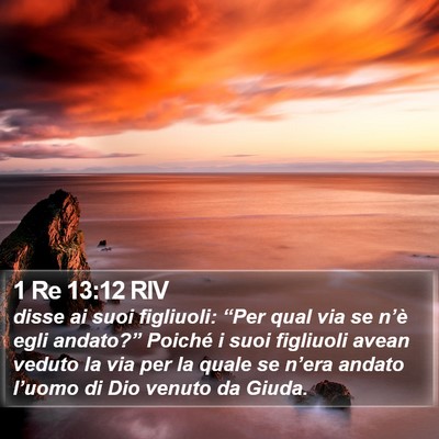 1 Re 13:12 RIV Bible Verse Image