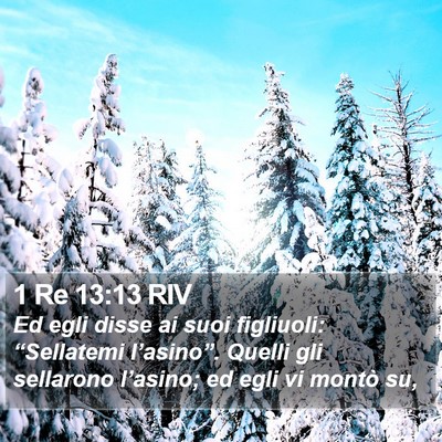 1 Re 13:13 RIV Bible Verse Image