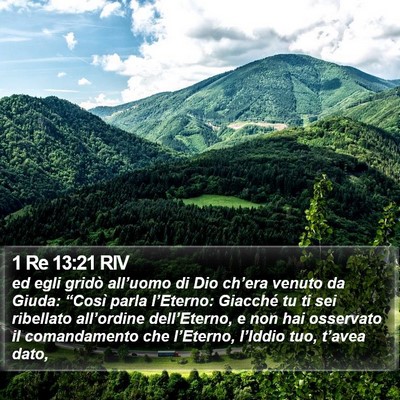 1 Re 13:21 RIV Bible Verse Image
