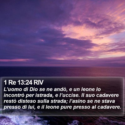 1 Re 13:24 RIV Bible Verse Image