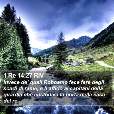 1 Re 14:27 RIV Bible Verse Image