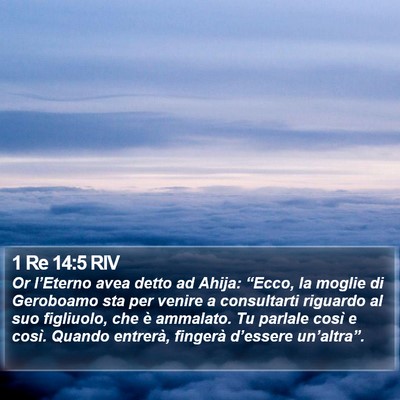 1 Re 14:5 RIV Bible Verse Image