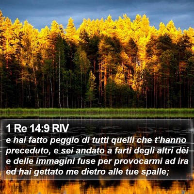 1 Re 14:9 RIV Bible Verse Image