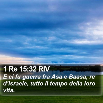 1 Re 15:32 RIV Bible Verse Image