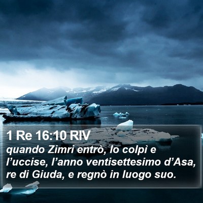 1 Re 16:10 RIV Bible Verse Image