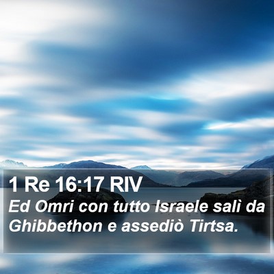 1 Re 16:17 RIV Bible Verse Image