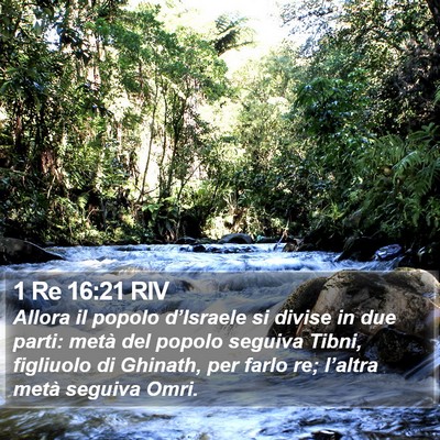 1 Re 16:21 RIV Bible Verse Image