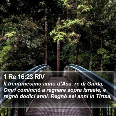 1 Re 16:23 RIV Bible Verse Image